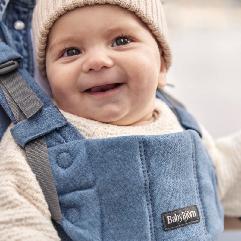 Babybjörn Harmony draagzak - Woven melange blue