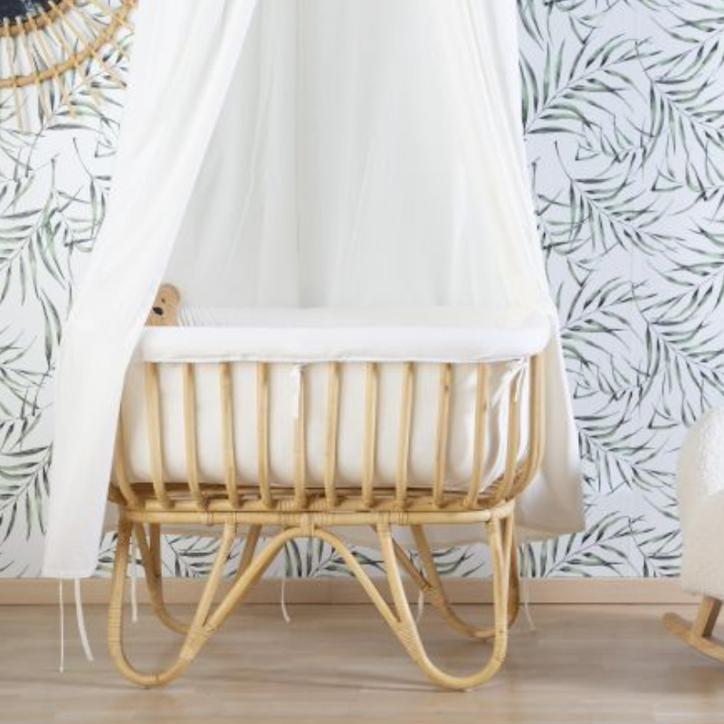 Childhome Rotan wieg inclusief matras