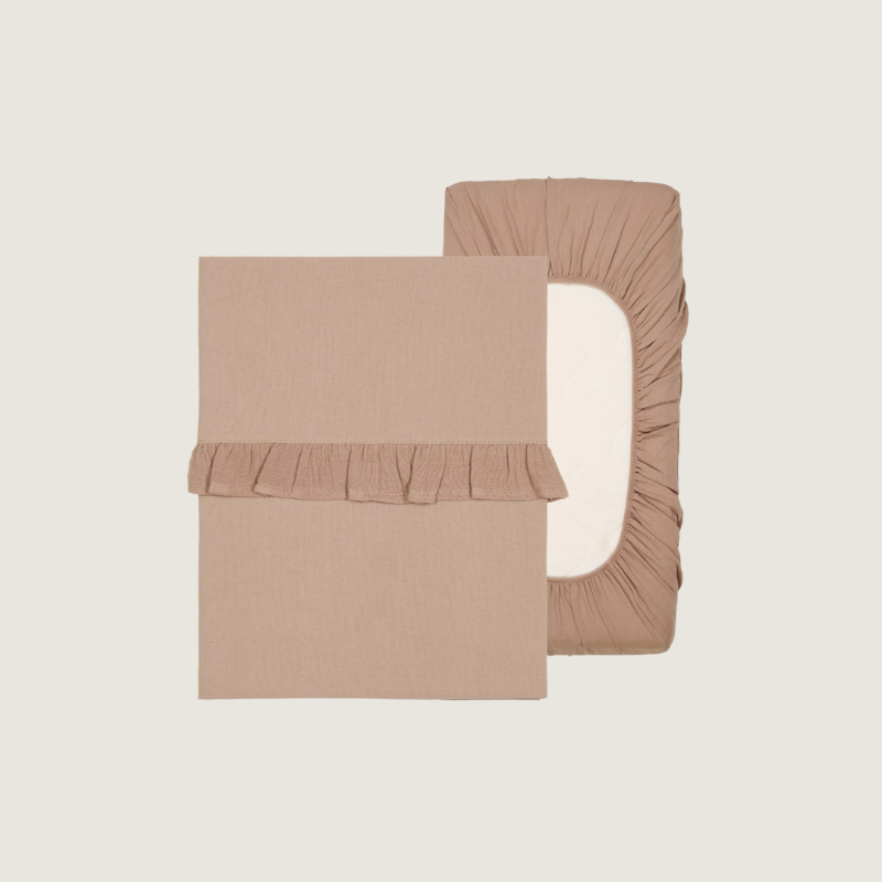 Koeka Wieglaken En Hoeslaken Set Ruffle Faro