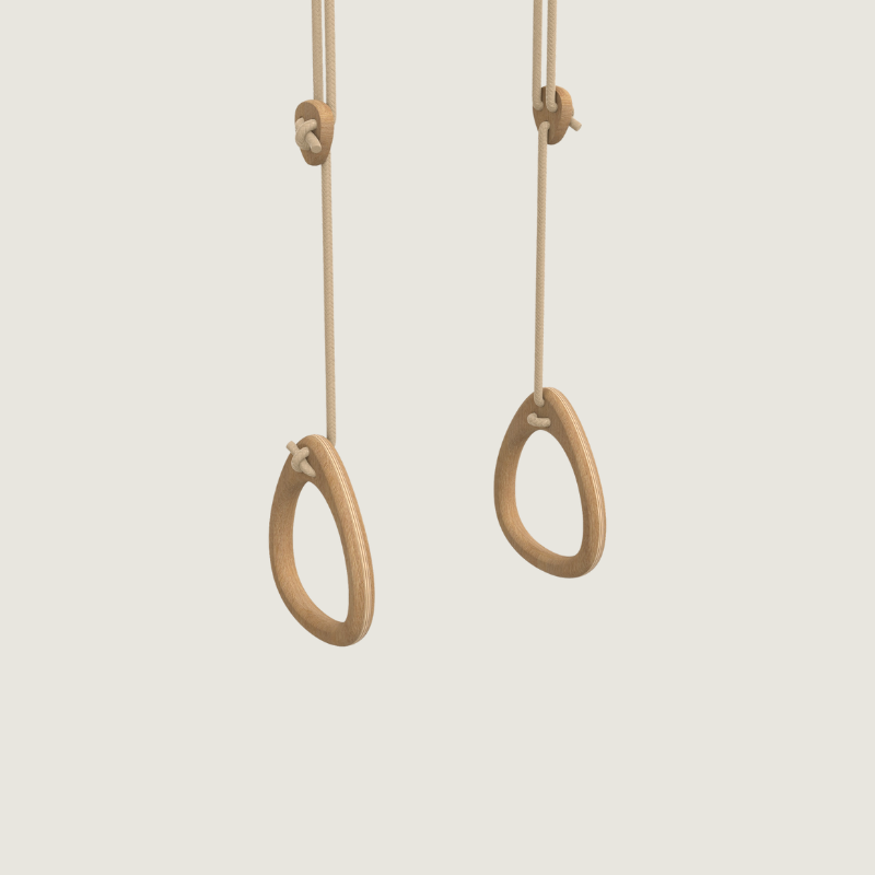 Lillagunga eiken gymnastiek ringen - Beige