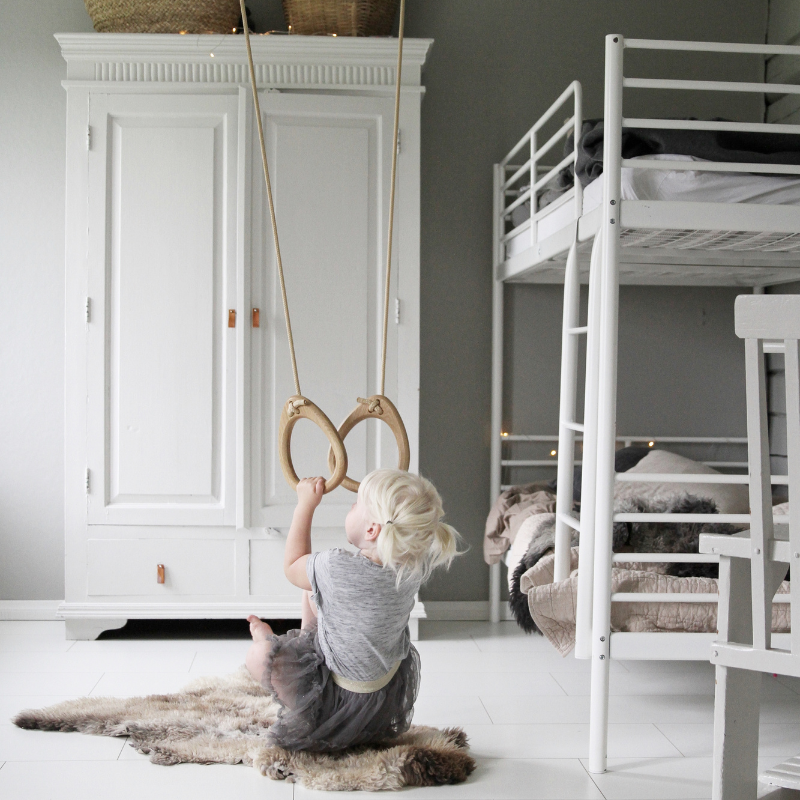 Lillagunga eiken gymnastiek ringen - Beige