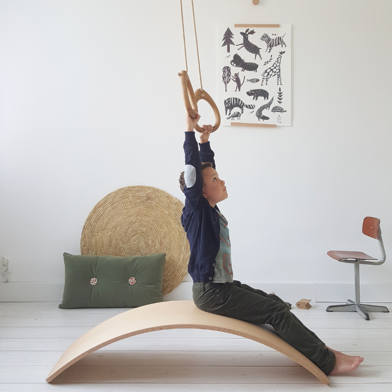 Lillagunga eiken gymnastiek ringen - Beige