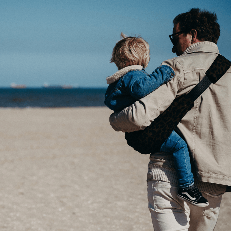 Wildride kinderdrager voor dreumesen en peuters - Beige