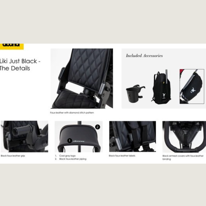 Doona Like Trike - Special Edition - Midnight Black - Tiny Library