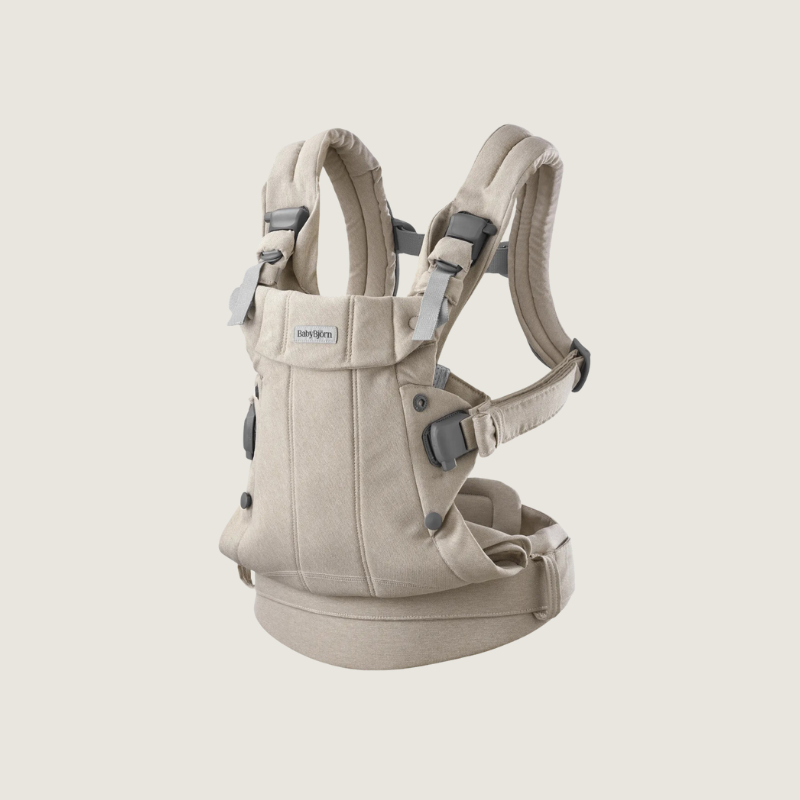 Babybjörn Harmony draagzak - Woven melange light beige