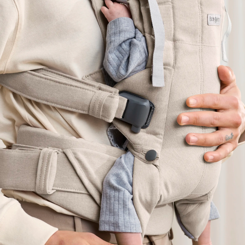 Babybjörn Harmony draagzak - Woven melange light beige