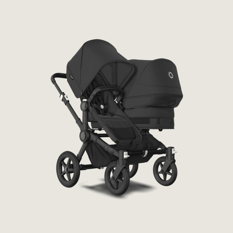 Bugaboo Donkey 5 DUO kinderwagen - Zwart - Tiny Library