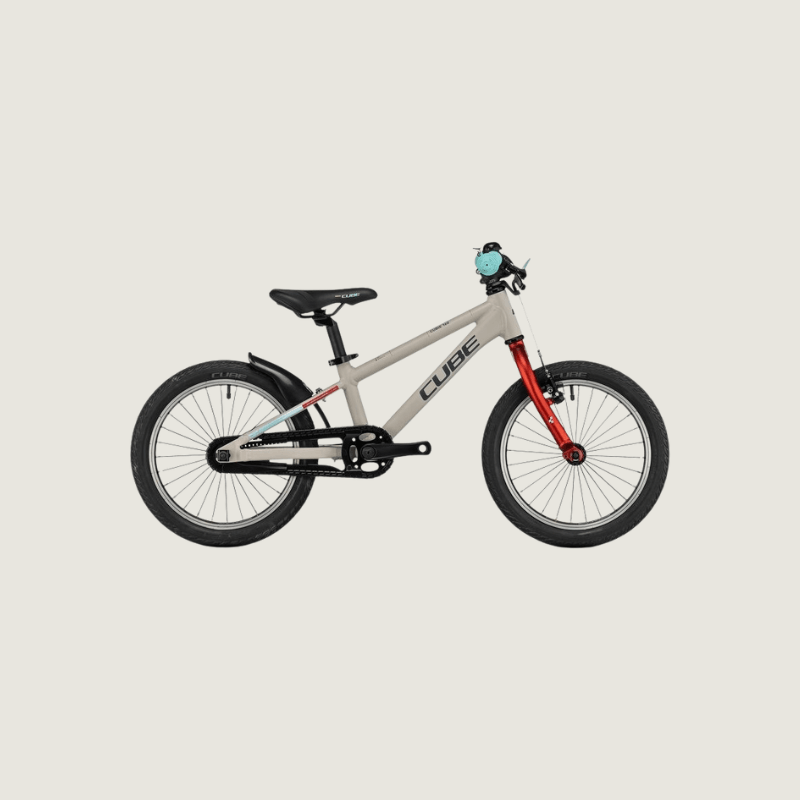 Cubie 160 RT kinderfiets - Grijs/Rood