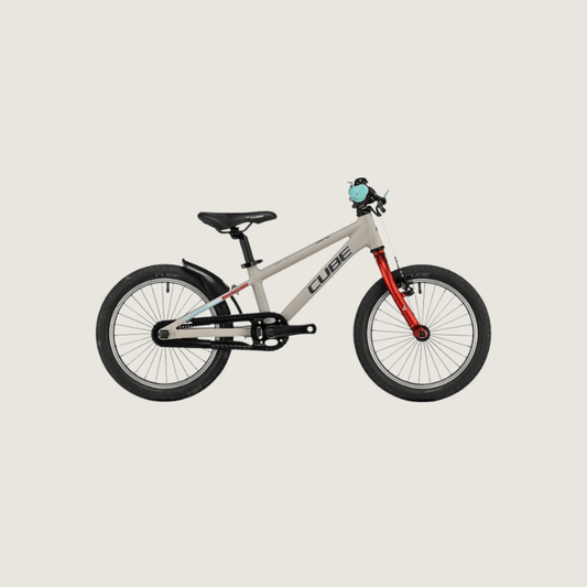Cubie 160 RT kinderfiets - Grijs/Rood