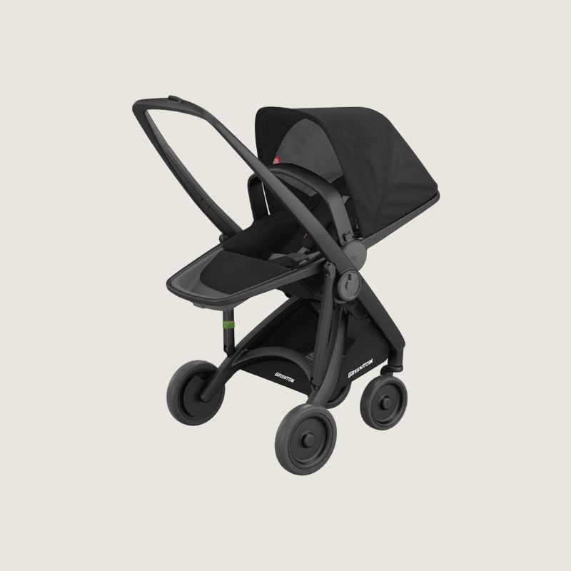 Greentom  2-in-1 kinderwagen - Zwart