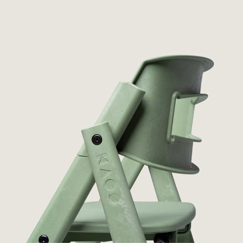 Kaos Klapp 100% gerecycled plastic kinderstoel - Mineral Green