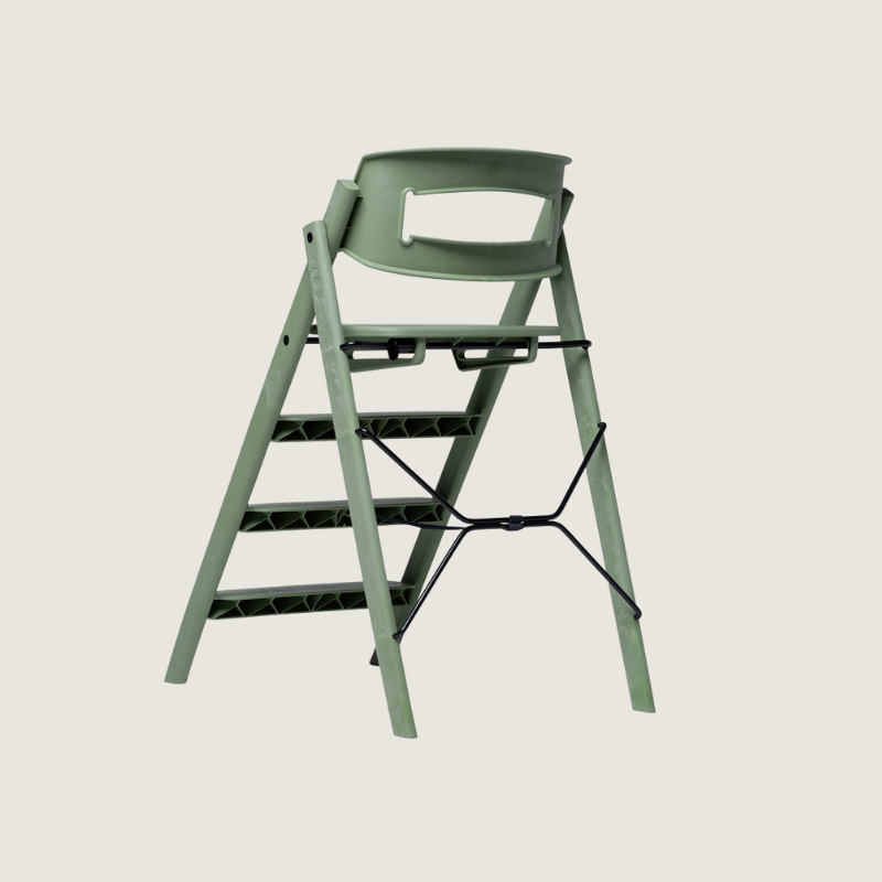 Kaos Klapp 100% gerecycled plastic kinderstoel - Mineral Green