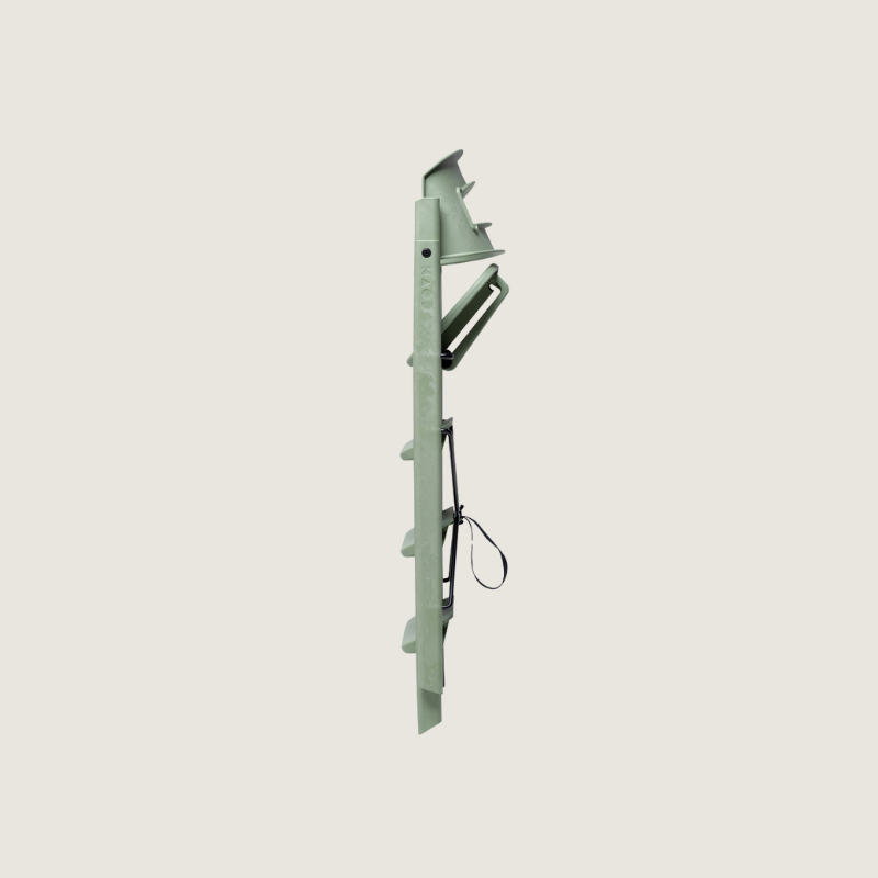Kaos Klapp 100% gerecycled plastic kinderstoel - Mineral Green
