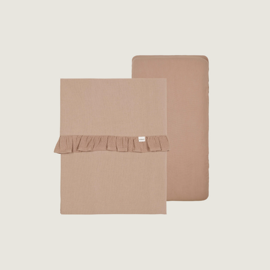 Koeka Wieglaken En Hoeslaken Set Ruffle Faro