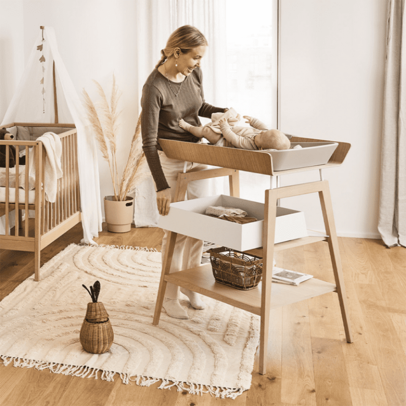 Leander Linea verschoontafel - Oak - Refurbished