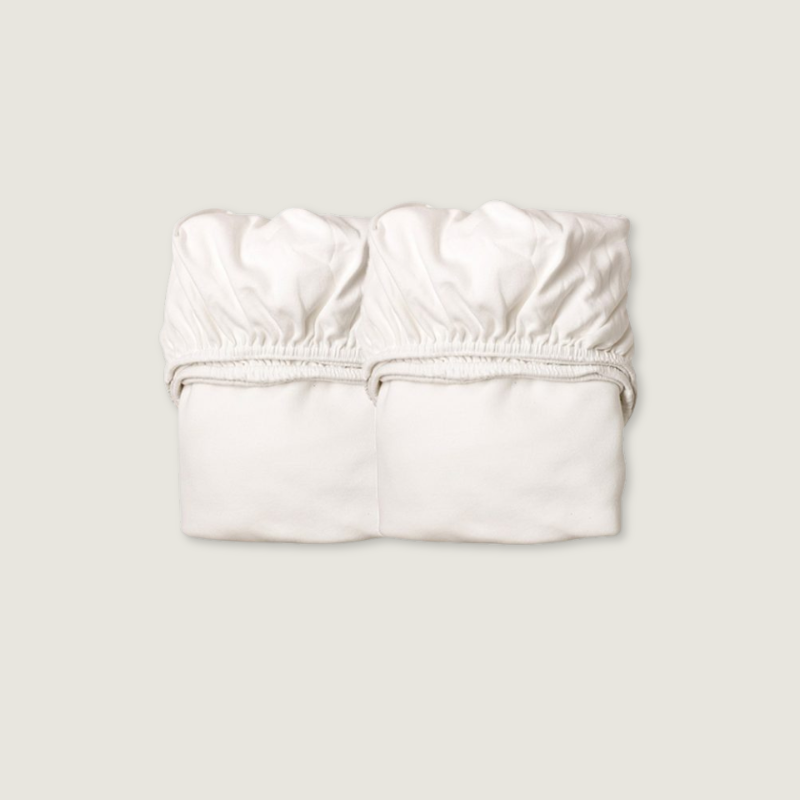 Leander hoeslaken voor hangwieg 2x - Snow - Tiny Library