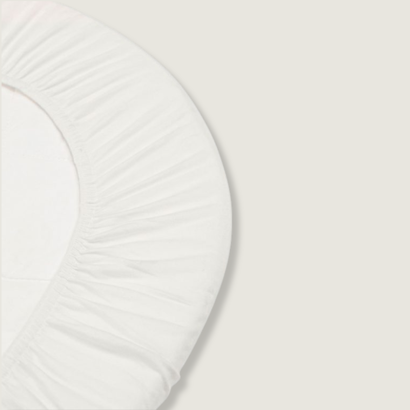 Leander hoeslaken voor hangwieg 2x - Snow - Tiny Library