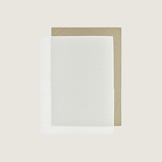 Meyco lakenpakket wieg - Uni&Taupe