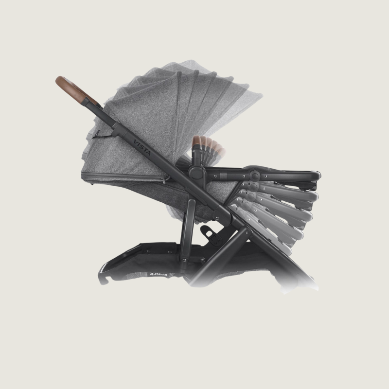 UPPAbaby Vista V2 Duo kinderwagen - Charcoal Mélange