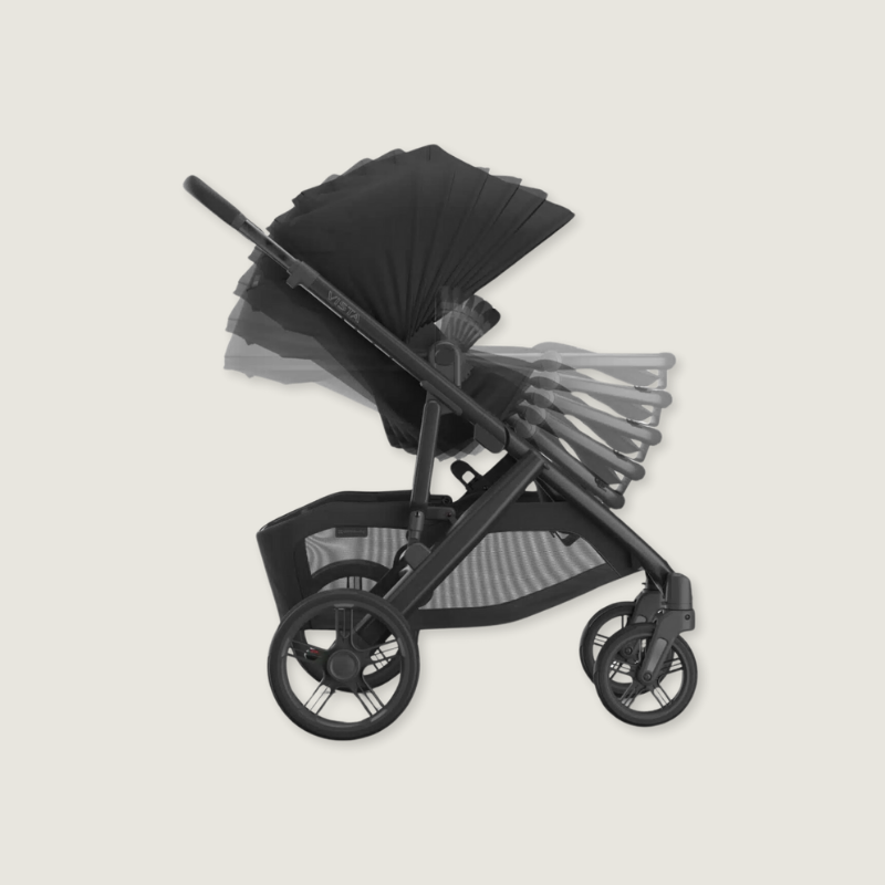 UPPAbaby Vista V3 Duo kinderwagen - Mat Zwart