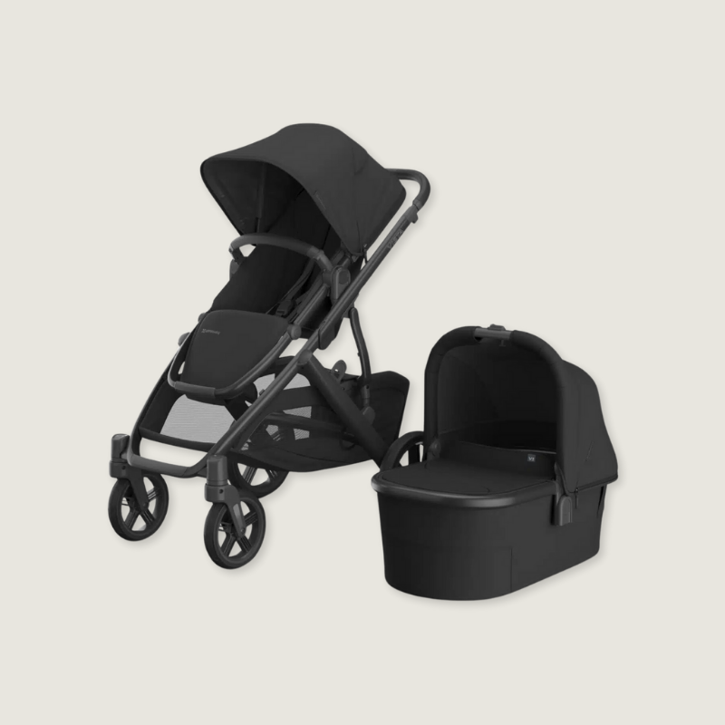 UPPAbaby Vista V3 Duo kinderwagen - Mat Zwart