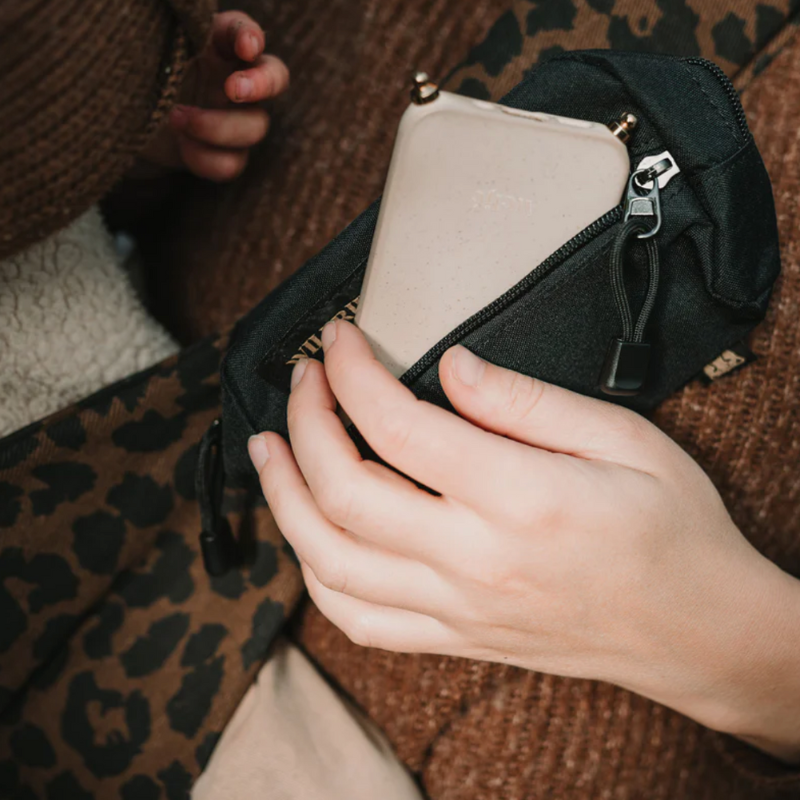 Wildride slide on bag - Zwart