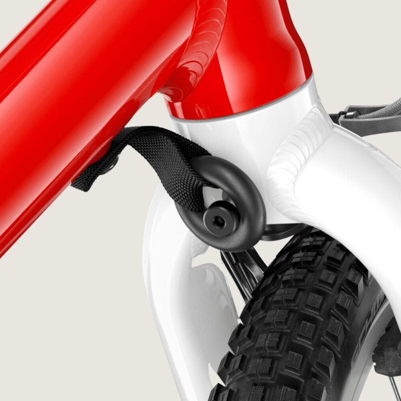 Woom Original 1 PLUS loopfiets - Rood