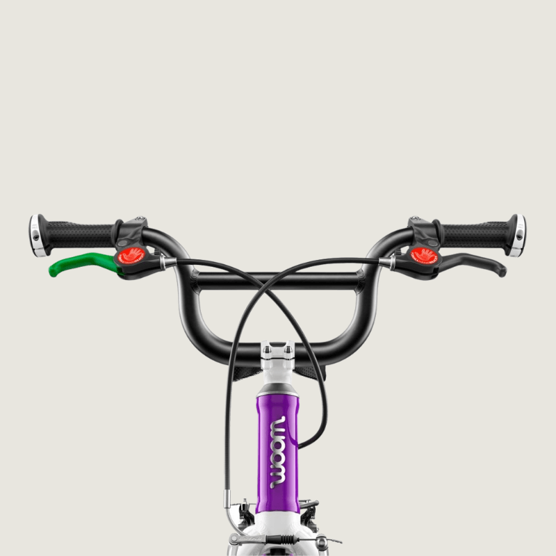 Woom Original 1 PLUS loopfiets - Paars - Tiny Library