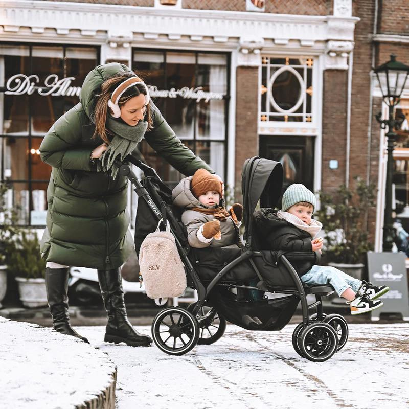 Deryan Elena DUO buggy - Zwart